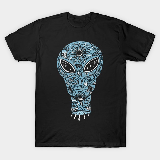 Alien T-Shirt by CATSNEEZE